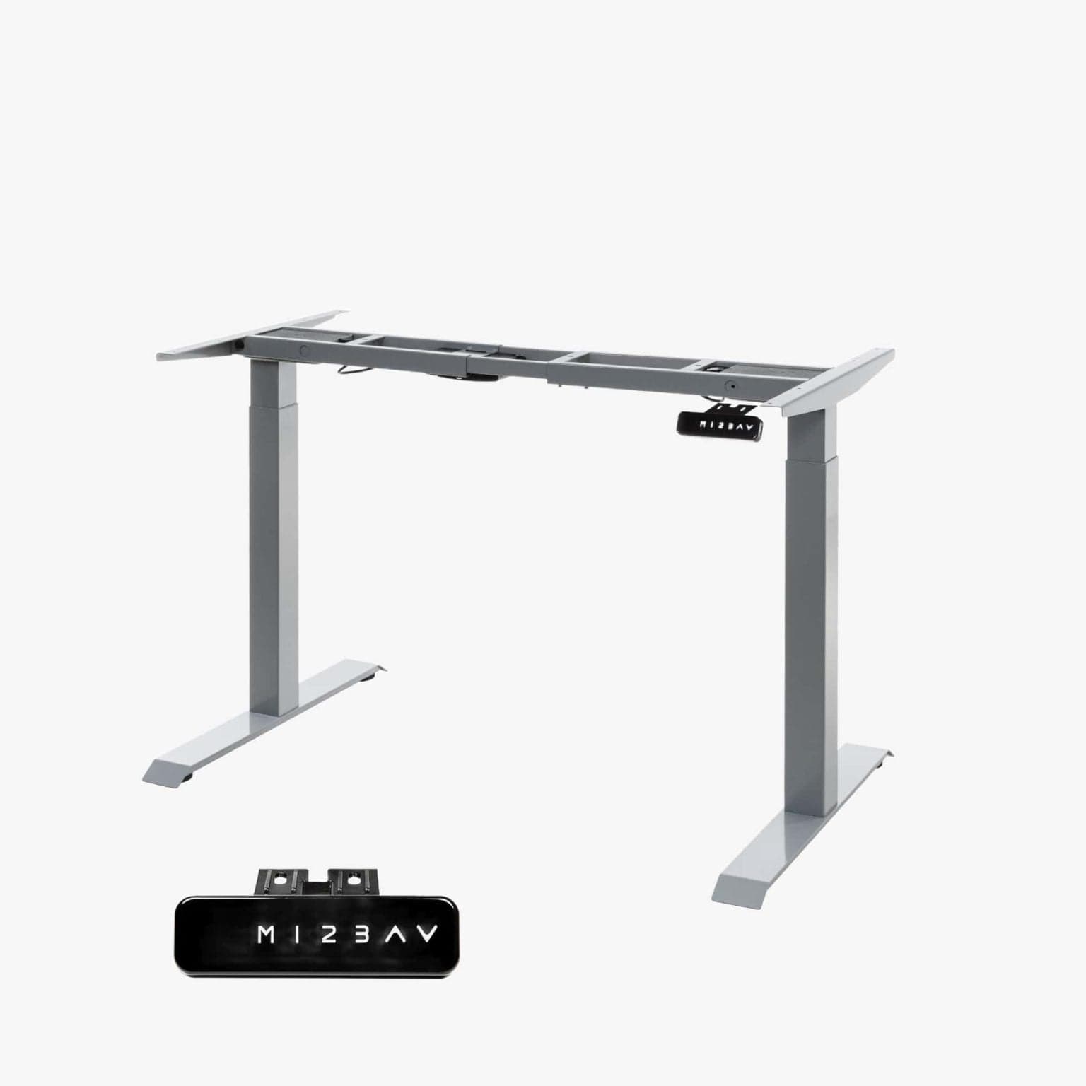 Desko V2 standing desk frame in grey
