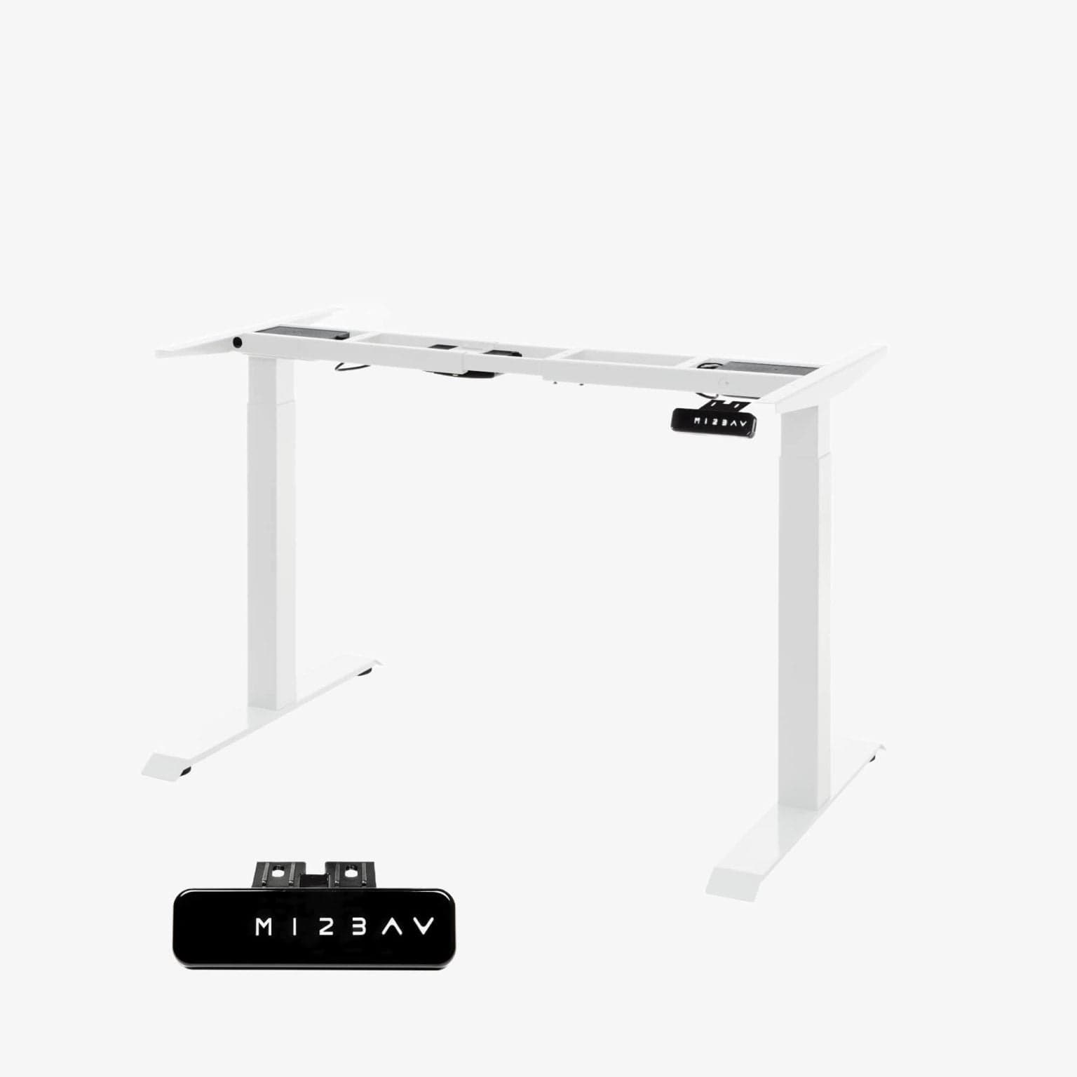 Desko V2 standing desk frame in white
