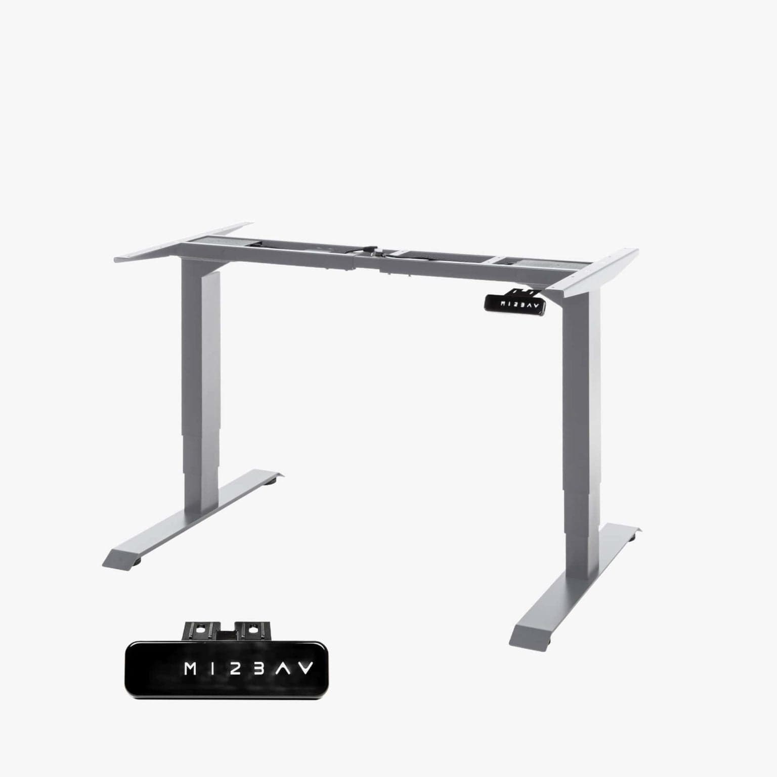 Desko V3 standing desk frame in grey