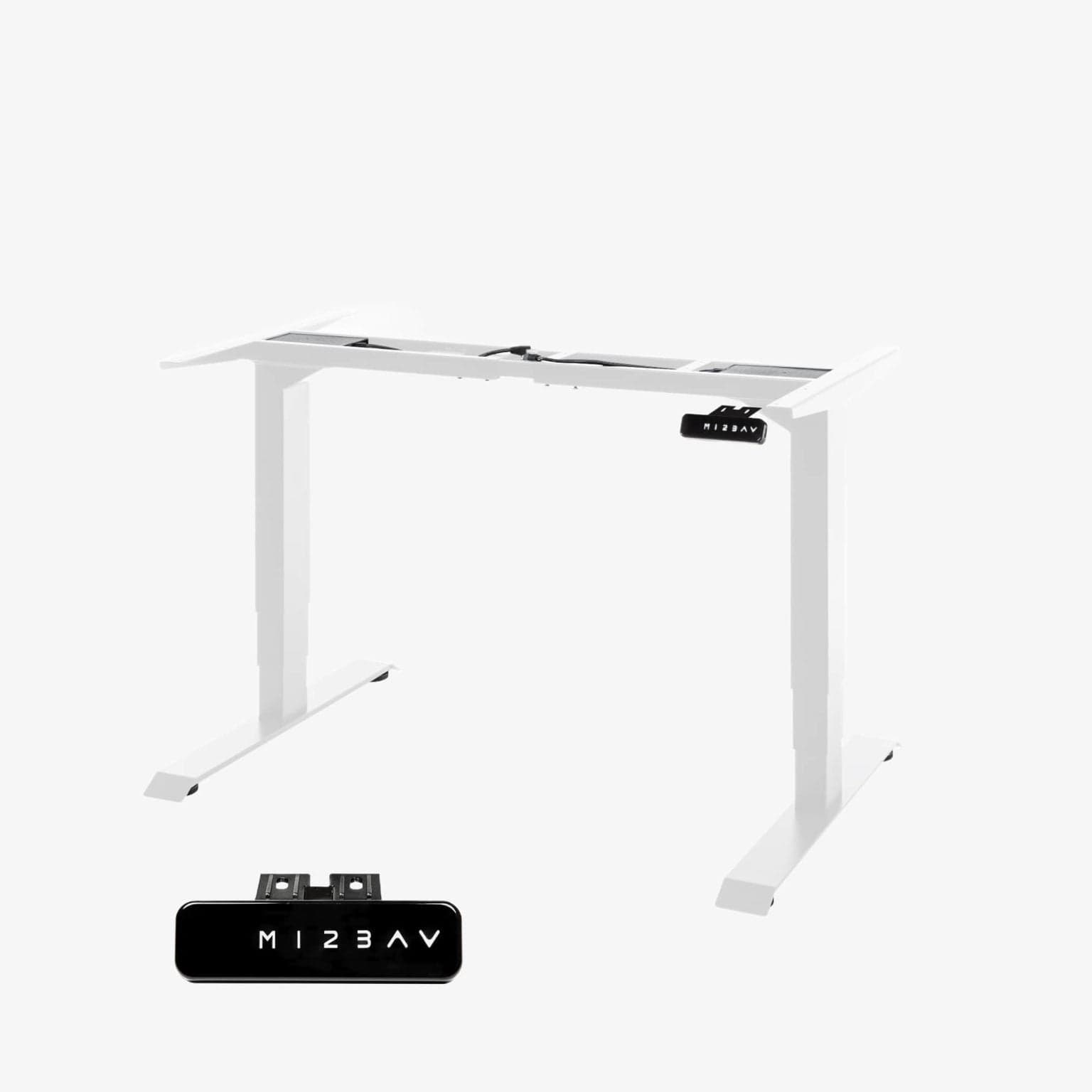 Desko V3 standing desk frame in white